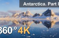 360°, Antarctica. Part I. 4K aerial video