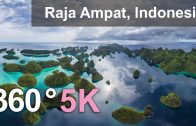 360°, Raja Ampat archipelago, Indonesia, 5K aerial video