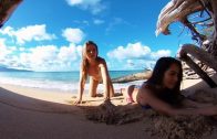 Maddy & Morgan Livestream on the Beach in 360 VR