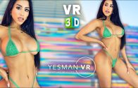 SHOOTING FITNESS BIKINI GIRL IN VR 3D – BTS VIRTUAL REALITY IN 4K 360/180