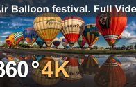 360°, The Golden Ring of Russia Air-Balloon Festival. 4К aerial video