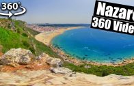 360 video: Nazaré Portugal Cliffs and Base Jump