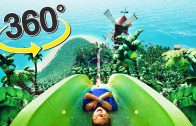 VR 360 VIDEO | Waterslide in a Tropical Paradise