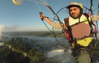 Stunning 360° Paramotor Flight Above Iguazu Falls w/ Rafael Goberna