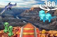 Summer Relaxation – 360° Minecraft Roller Coaster [VR] 4K 60FPS Video