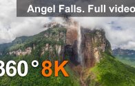 360°, Angel Falls, Venezuela. Aerial 8K video
