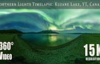 Northern Lights over Kluane Lake, Yukon, Canada (15K 360)