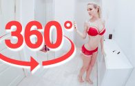 #360 video VR Girl – Pin-UP Natasha How To Clean a Flat (beautiful girl #360video)