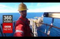 In 360: Life on an Oil Rig- BBC News