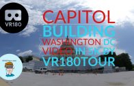 VR180Tour Capitol building Washington DC, VR180 5k. Travel video from National Mall.
