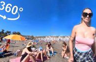 360° Walking Video, Virtual Reality. Canary Island,Spain.