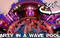 360 VR Live Concert in a Wave Pool at Happy Valley, Shenzhen, China recorded on Insta 360 x2