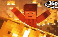 Minecraft 360/VR video – Fire in the Forest